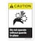 Signmission ANSI Caution, 7" X 5", Decal, OS-CS-D-57-L-19749 OS-CS-D-57-L-19749 - alternate 1